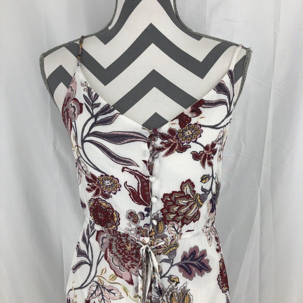 Sanctuary Sleeveless Hi Low Prairie Day Artist Button Front Floral Dress Small